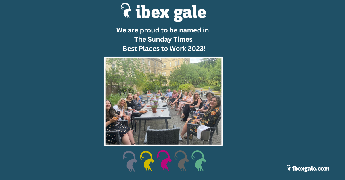 Ibex gale recognised by the sunday times as one of the uk’s best places to work 2023 - ibex gale