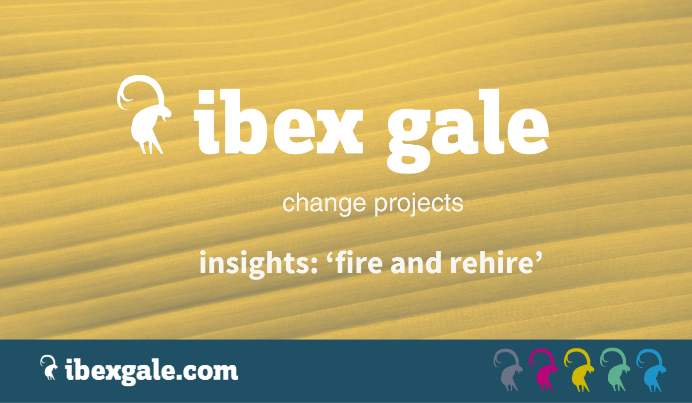 Fire and rehire: updates to draft code of practice - ibex gale